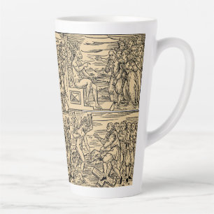 Collage de Satan et ses sorcières 17oz Latte Mug