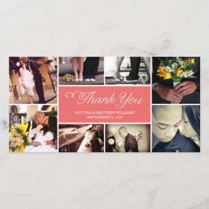 COLLAGE DE SCRIPT SUCRÉ   CARTE DE REMERCIEMENTS m