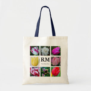 Collage de tulipes #1 Sac fourre-tout