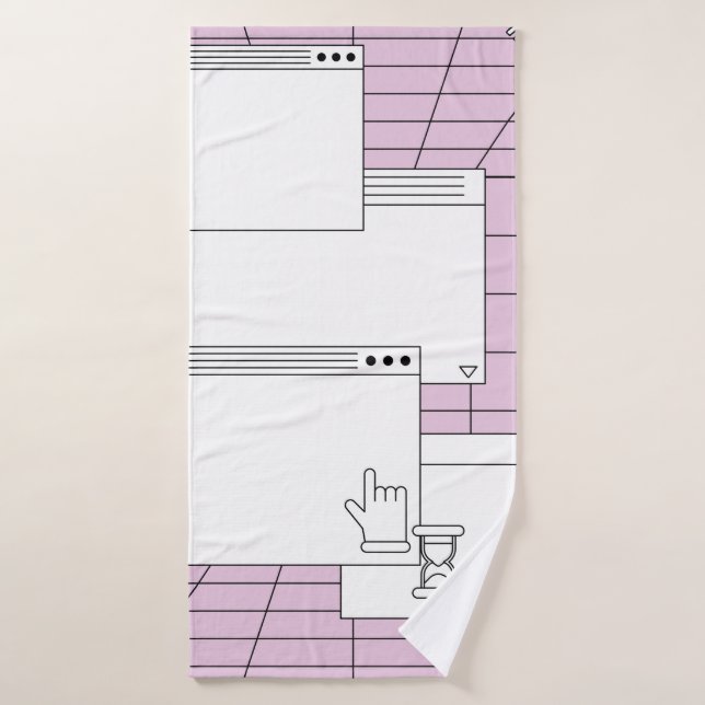Collage des éléments de l'interface utilisateur. C (Serviette de bain)