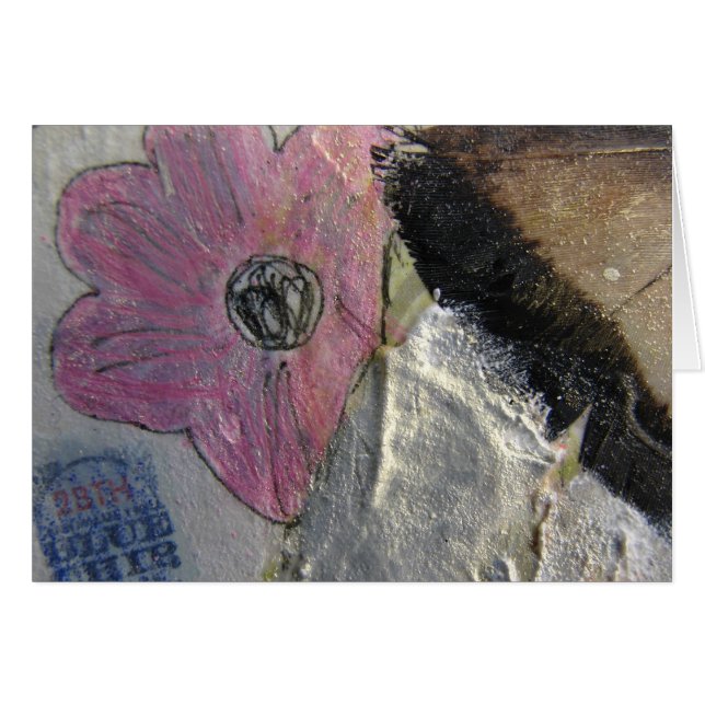 Collage des fleurs de plume (Devant horizontal)