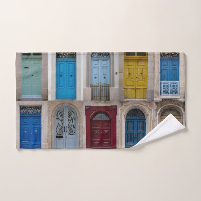 Collage des portes avant colorées (Serviette à main)