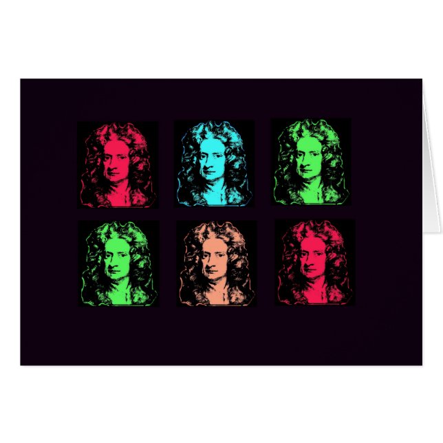 Collage d'Isaac Newton (Devant horizontal)