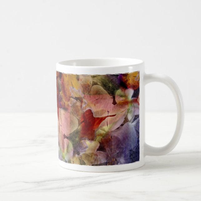 Collage d'orchidée - tasse (Droite)