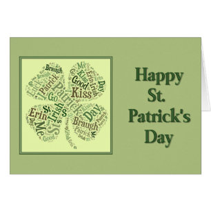 Collage du trèfle de St. Patty