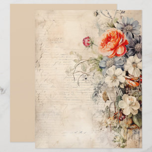 Collage Fleurs Vintage 1