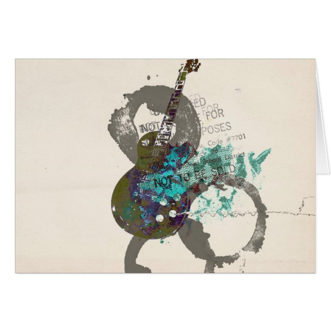 Collage Music Grunge (Devant horizontal)