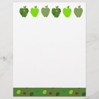 Collage numérique Vert Jolie Pommes mignonnes