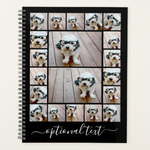 Collage photo 20 tendance Nom du script - noir bla