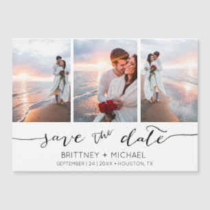 Collage photo à main blanc