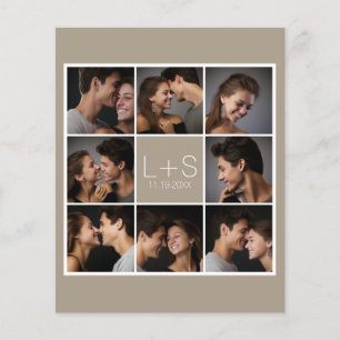Collage photo avec prospectus Monogramme