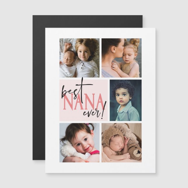 Collage photo Best Nana Ever (Devant / Derrière)