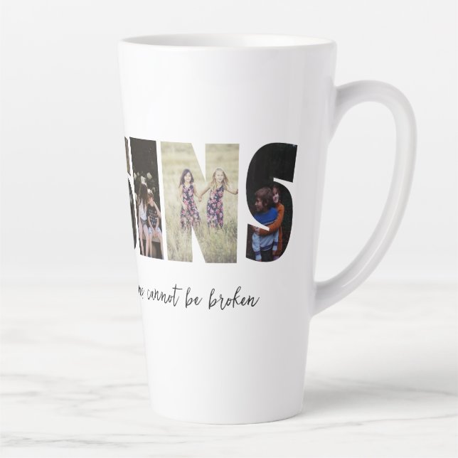 Collage photo Cousins Latte Mug (Droite)