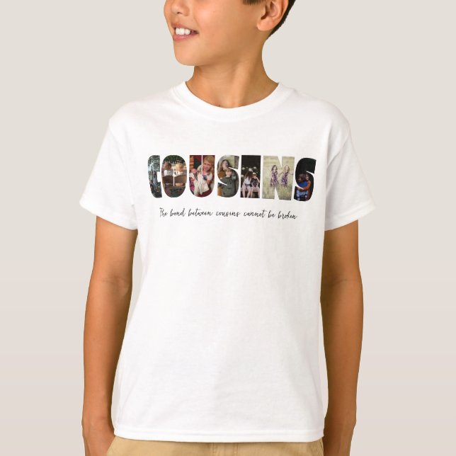 Collage photo Cousins T-shirt enfant (Devant)