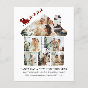 Collage photo de BUDGET Red Santa Sleigh en mouvem
