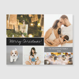 Collage photo de famille Joyeux Noël moderne