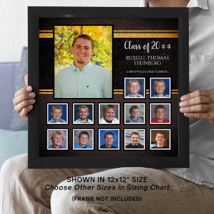 Collage photo de la fin d'études secondaires K-12