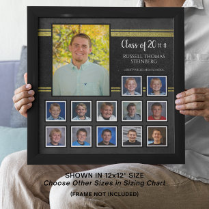 Collage photo de la fin d'études secondaires K-12