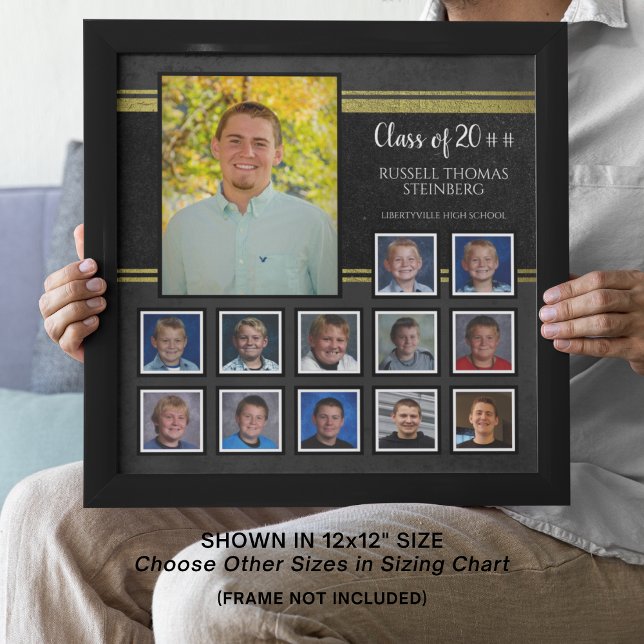 Collage photo de la fin d'études secondaires K-12  (Créateur téléchargé)
