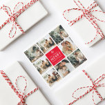 Collage photo de Noël | Joyeux Noël | Rouge<br><div class="desc">Collage photo de Noël | Joyeux Noël | Rouge</div>