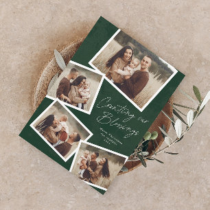 Collage photo de Noël religieux avec écriture
