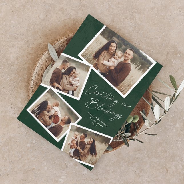 Collage photo de Noël religieux avec écriture (Créateur téléchargé)