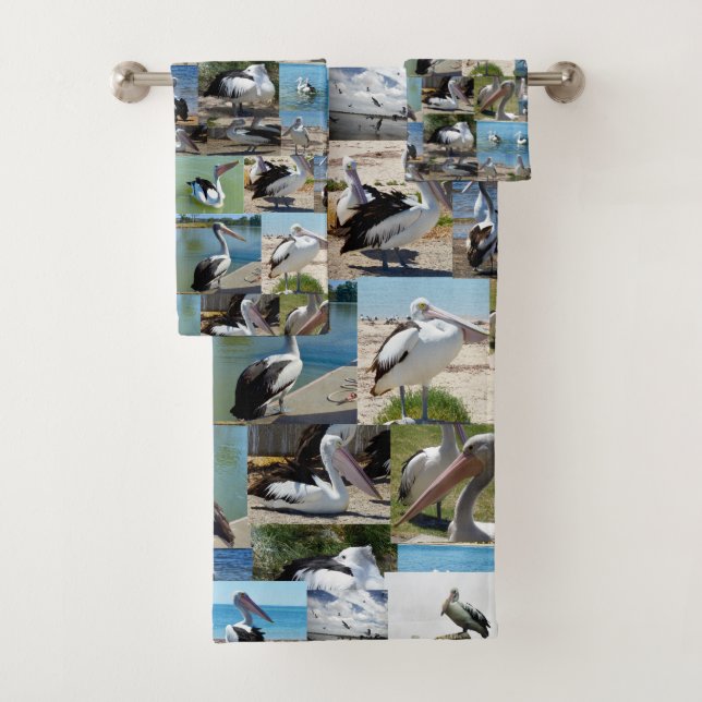 Collage photo de Pélican, (En situation)