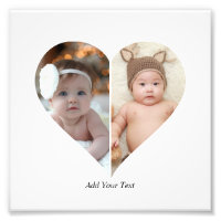 Collage photo en forme de coeur 2
