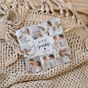 Collage Photo Grey We Love You Grand-mère Best Gif