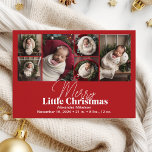 Collage photo Joyeux et Faire-part de naissance br<br><div class="desc">Fêtez l'arrivée de votre petit avec notre Faire-part de naissance de Noël photo. Ce design élégant vous permet de partager la joie de l’arrivée de votre nouveau-né pendant la saison festive, en mélangeant la chaleur de Noël avec l’excitation des premiers moments de votre bébé. La faire-part est aménagée de façon...</div>