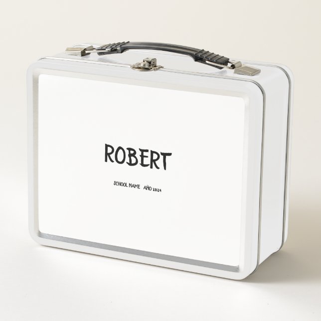 COLLAGE photo Lunchbox BLACK BLUE À Personnaliser (Devant)