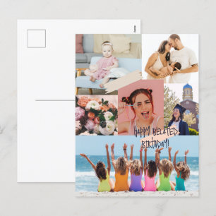 Collage photo moderne Bonne carte d'anniversaire t