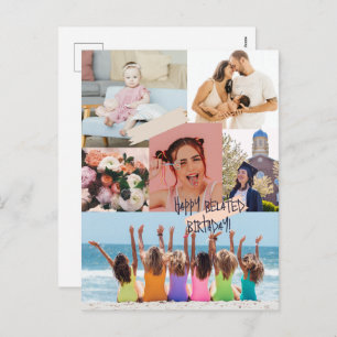 Collage photo moderne Bonne carte d'anniversaire t