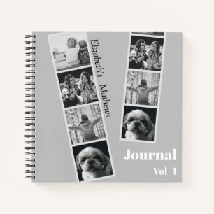 Collage photo moderne Carnet noir & blanc