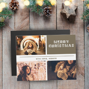 Collage Photo Moderne Joyeux Noël