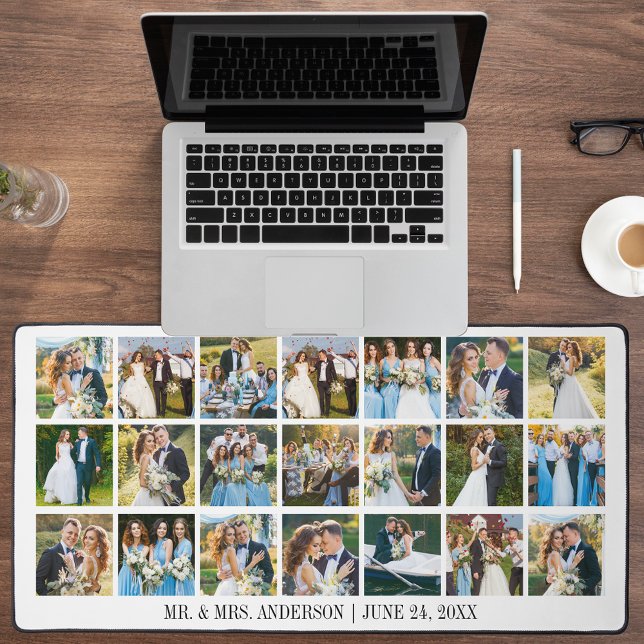 Collage photo multiple Mariage moderne (Customize to change text size, text style or background color.)