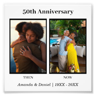 Collage photo noir et blanc 2 Anniversaire