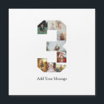 Collage photo noir et blanc numéro 3<br><div class="desc">Ce produit personnalisable permet d'organiser des photos pour former la forme d'un nombre. Il est souvent utilisé pour les célébrations d'étapes importantes comme les anniversaires, les mariages ou les réalisations, permettant aux utilisateurs de mettre en valeur des images mémorables dans un seul et même visuel accrocheur. Les conceptions proposent généralement...</div>