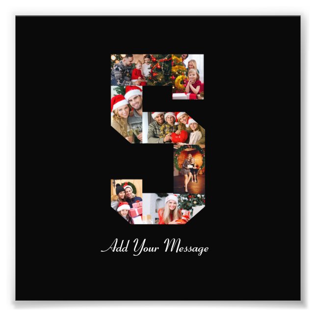 Collage photo noir et blanc numéro 5 (Devant)