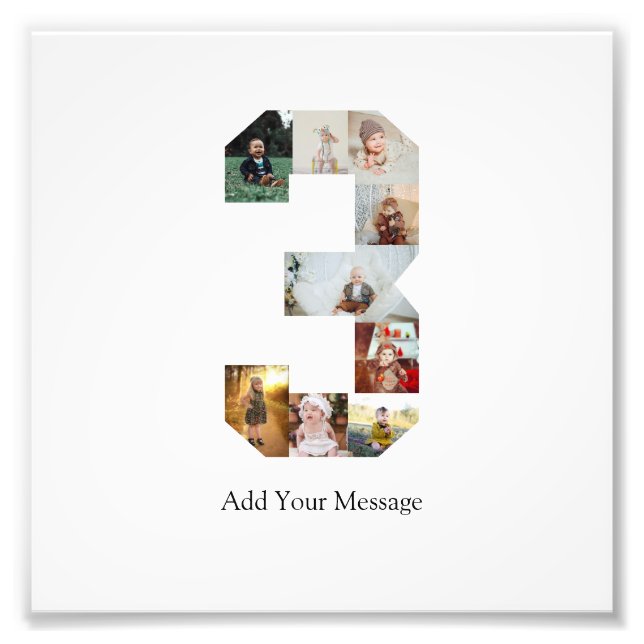 Collage photo numéro 3 en noir et blanc (Devant)