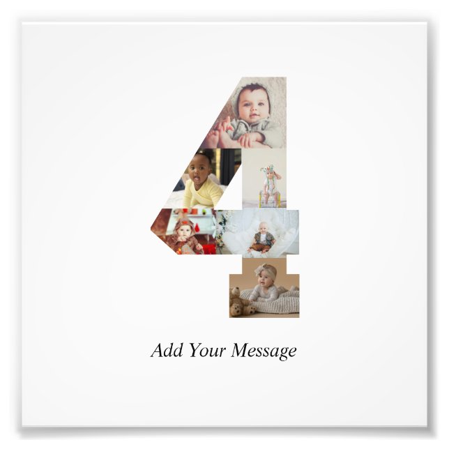 Collage photo numéro 4 en noir et blanc (Devant)