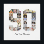 Collage photo numéro 90<br><div class="desc">Ce produit personnalisable est conçu pour que les photos soient disposées de manière à former la forme d'un nombre. Il est souvent utilisé pour les célébrations de grandes occasions comme les anniversaires, les anniversaires de mariage ou les réalisations, permettant aux utilisateurs de mettre en valeur des images mémorables dans un...</div>