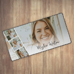 Collage photo personnalisé<br><div class="desc">La personnalisation est la prochaine étape dans le design d'intérieur, et le tapis de bureau de collage photo personnalisé est la pièce de déclaration parfaite pour porter votre décor de bureau au niveau supérieur. Doté de votre nom, de votre photo et de trois bandes photo, ce tapis de bureau est...</div>
