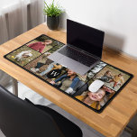 Collage photo personnalisé 6 Cimetière Monogramme<br><div class="desc">Personnalisé 6 photo collage personnalisé monogramme mat bureau de crête. Votre compagnon de bureau parfait avec une touche personnelle! Notre tapis de bureau photo collage vous permet d'insuffler à votre espace de travail des souvenirs et de la créativité. Avec le collage photo personnalisé 6, vous avez l'occasion de présenter vos...</div>