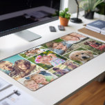 Collage photo personnalisé 9<br><div class="desc">Éclairez votre espace de travail avec ce tapis de bureau personnalisé avec un collage de 9 photos préférées de famille,  amis,  animaux de compagnie,  souvenirs,  etc.</div>