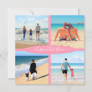 Collage photo personnalisé Amour de famille Texte 