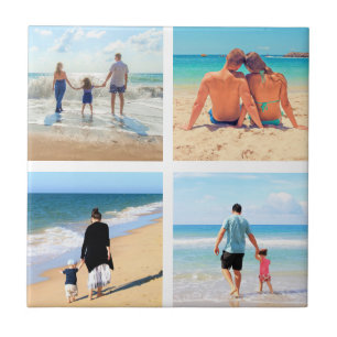 Collage photo personnalisé Carreaux en céramique a