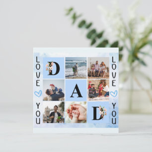 Collage photo personnalisé de Love You Dad - Perso