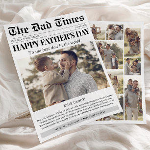 Collage photo personnalisé Happy Fête des pères jo