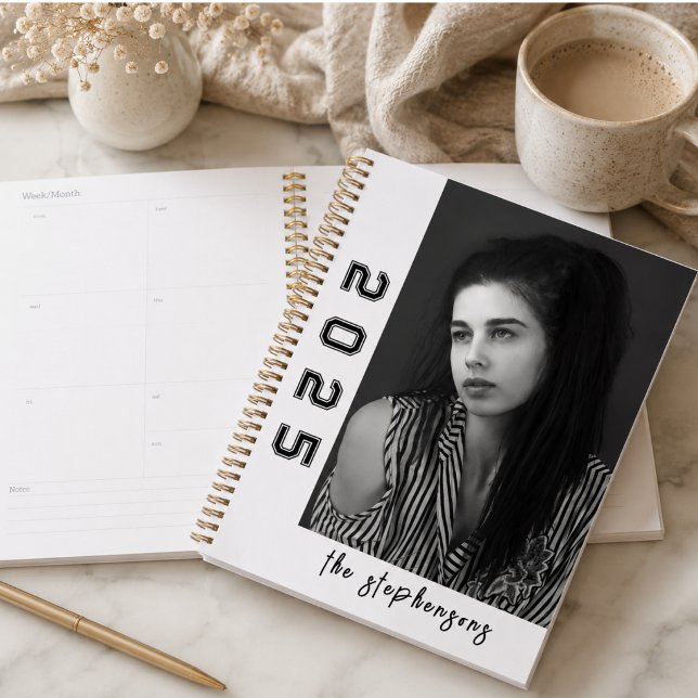 Collage photo personnalisé Moderne 2 (Modern 2 Photo Collage Personalized Planner)